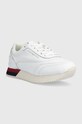 Tommy Hilfiger sneakersy FW0FW06836 LUX LEATHER SNEAKER FW0FW06836 biały SS23