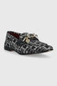 Tommy Hilfiger mokasyny CHAIN LOAFER DENIM granatowy