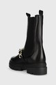 Boty Kožené kotníkové boty Tommy Hilfiger FW0FW07046 MONOCHROMATIC CHELSEA BOOT CHAIN FW0FW07046 černá