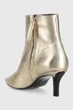 Δερμάτινες μπότες Tommy Hilfiger FW0FW07048 POINTY HEEL BOOT GOLD  Πάνω μέρος: Φυσικό δέρμα Εσωτερικό: Υφαντικό υλικό, Φυσικό δέρμα Σόλα: Συνθετικό ύφασμα