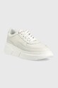 Tommy Hilfiger sneakersy skórzane FW0FW06855 CHUNKY LEATHER SNEAKER FW0FW06855 biały SS23
