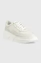 Tommy Hilfiger bőr sportcipő FW0FW06855 CHUNKY LEATHER SNEAKER fehér