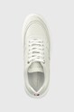 Tommy Hilfiger sneakersy skórzane FW0FW06855 CHUNKY LEATHER SNEAKER biały FW0FW06855