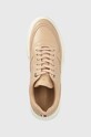 Tommy Hilfiger sneakersy skórzane FW0FW06855 CHUNKY LEATHER SNEAKER beżowy FW0FW06855