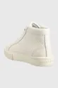Tommy Hilfiger sneakers in pelle TH MONOGRAM LEATHER SNEAKER HIGH Gambale: Pelle naturale Parte interna: Materiale tessile Suola: Materiale sintetico