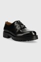 BOSS bőr félcipő Helen 50488684.001 fekete SS23