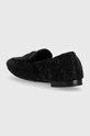 Обувки Велурени мокасини Tory Burch Ballet 143836.003 черен
