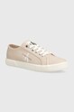 Ниски кецове Calvin Klein Jeans ESS VULC MONO W Planet friendly бежов YW0YW00482