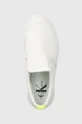 λευκό Πάνινα παπούτσια Calvin Klein Jeans VULC FLATF BOLD SLIPON FLUO CONT