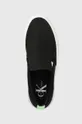 μαύρο Πάνινα παπούτσια Calvin Klein Jeans VULC FLATF BOLD SLIPON FLUO CONT