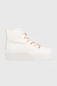 λευκό Πάνινα παπούτσια Calvin Klein Jeans FLATFORM+ CUPSOLE MID SOFTNY Γυναικεία