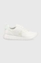 Αθλητικά Calvin Klein Jeans SPOR RUN EVA SLIPON OVER MESH WN συνθετικό λευκό YW0YW00937