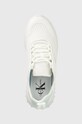 Αθλητικά Calvin Klein Jeans SPOR RUN EVA SLIPON OVER MESH WN λευκό YW0YW00937