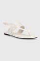 Calvin Klein Jeans sandały FLAT SANDAL WEBBING YW0YW00956 beżowy SS23