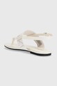 Obuwie Calvin Klein Jeans sandały FLAT SANDAL WEBBING YW0YW00956 beżowy