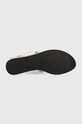 Calvin Klein Jeans sandały FLAT SANDAL WEBBING YW0YW00956 beżowy