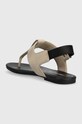 Παπούτσια Σανδάλια Calvin Klein Jeans FLAT TOEPOST SANDAL SATIN/HW YW0YW00957 μαύρο