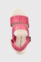 Сандалі Calvin Klein Jeans WEDGE SANDAL WEBBING рожевий YW0YW00959