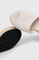Sandály Calvin Klein Jeans WEDGE SANDAL WIDE SU CON béžová YW0YW00963