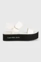 λευκό Σανδάλια Calvin Klein Jeans FLATFORM SANDAL SOFTNY Γυναικεία