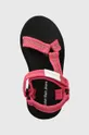 roza Sandale Calvin Klein Jeans PREFRESATO SANDAL WEBBING XRAY