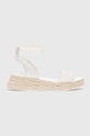 fehér Calvin Klein Jeans szandál SPORTY WEDGE ROPE SU CON Női