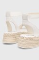Взуття Сандалі Calvin Klein Jeans SPORTY WEDGE ROPE SU CON YW0YW00977 білий