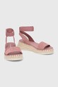 Calvin Klein Jeans sandale SPORTY WEDGE ROPE SU CON YW0YW00977 roz SS24