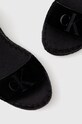 Obuv Tenisky Calvin Klein Jeans SPORTY WEDGE ROPE SU CON YW0YW00977 čierna