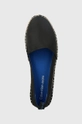 fekete Calvin Klein Jeans espadrilles FLATFORM ESPADRILLE SOFT NY