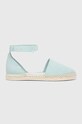 Calvin Klein Jeans espadrile ANKLE ESPADRILLE albastru YW0YW01027