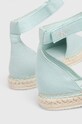 Încălțăminte Calvin Klein Jeans espadrile ANKLE ESPADRILLE YW0YW01027 albastru