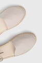 Calvin Klein Jeans espadryle ANKLE ESPADRILLE BTW beżowy YW0YW01027