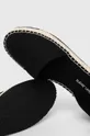 fekete Calvin Klein Jeans espadrilles ANKLE ESPADRILLE