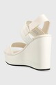 Обувки Сандали Calvin Klein Jeans WEDGE SANDAL BADGE YW0YW01028 бял