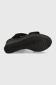 Calvin Klein Jeans sandale WEDGE SANDAL BADGE YW0YW01028 negru