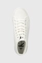Високи кецове Calvin Klein Jeans VULC FLATFORM BOLD ESSENTIAL бял YW0YW01031