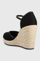 Calvin Klein Jeans espadrilles WEDGE SANDAL CLOSE TOE ESS  Szár: szintetikus anyag, textil Belseje: szintetikus anyag, textil Talp: szintetikus anyag