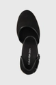 μαύρο Εσπαντρίγιες Calvin Klein Jeans WEDGE SANDAL CLOSE TOE ESS