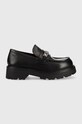 Vagabond Shoemakers mokasyny skórzane COSMO 2.0 platforma czarny 5549.001.20