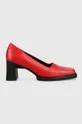 κόκκινο Δερμάτινα γοβάκια Vagabond Shoemakers Shoemakers EDWINA Γυναικεία