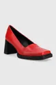 Шкіряні туфлі Vagabond Shoemakers EDWINA червоний