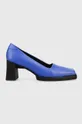 μπλε Δερμάτινα γοβάκια Vagabond Shoemakers Shoemakers EDWINA Γυναικεία