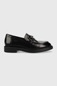 Vagabond Shoemakers mokasyny skórzane ALEX W płaski czarny 5548.004.20