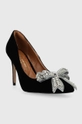 Štikle Kurt Geiger London Belgravia Bow crna