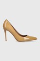 Kožené lodičky Kurt Geiger London Belgravia ostrá hnedá 9312148309.CAMEL