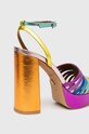 Obuwie Kurt Geiger London sandały skórzane Pierra 8882269109.MULT/OTHER multicolor