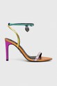 Кожаные сандалии Kurt Geiger London Shoreditch шпилька мультиколор 8881369109.MULT/OTHER