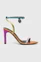 viacfarebná Kožené sandále Kurt Geiger London Shoreditch Dámsky