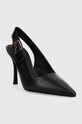 Furla bőr tűsarkú Sign Slingback YG05SGN.WU0000.O6000 fekete SS23
